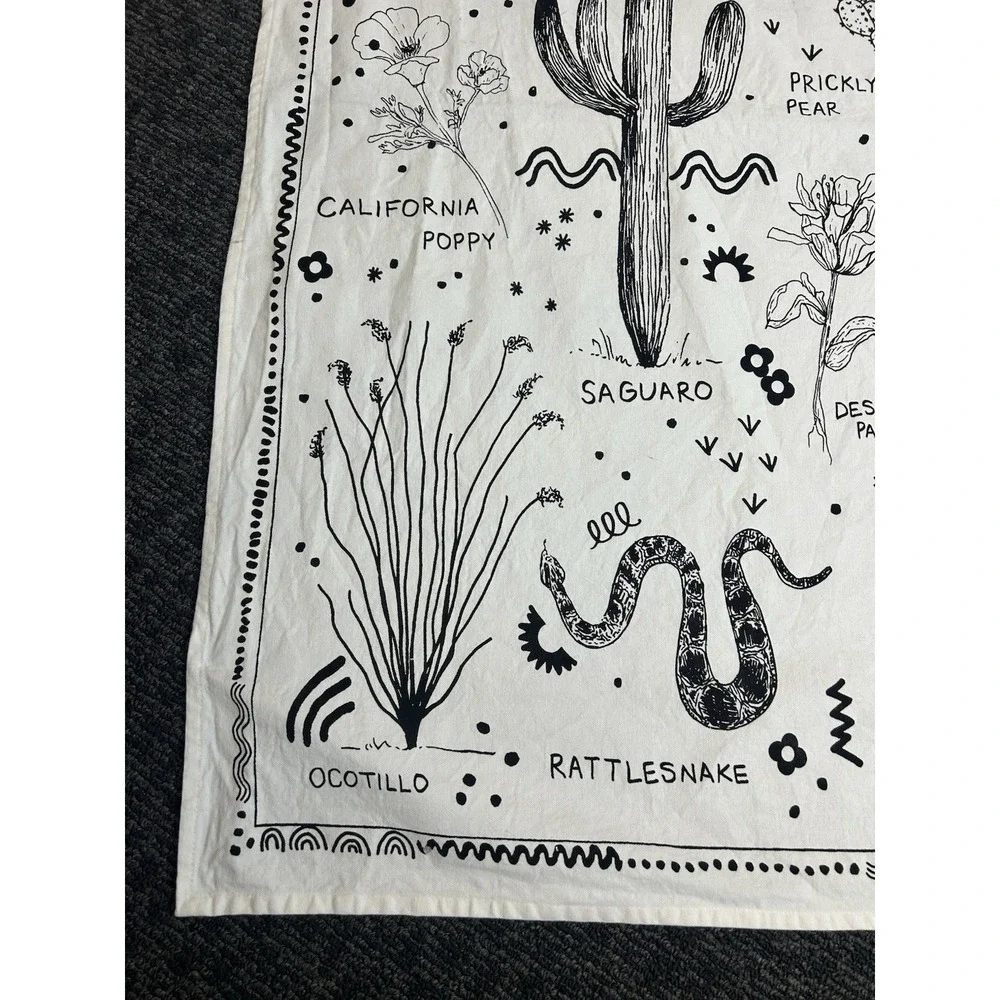 Desert Species Cotton Canvas Tapestry Wall Hanging Home Decor Art Poster Boho